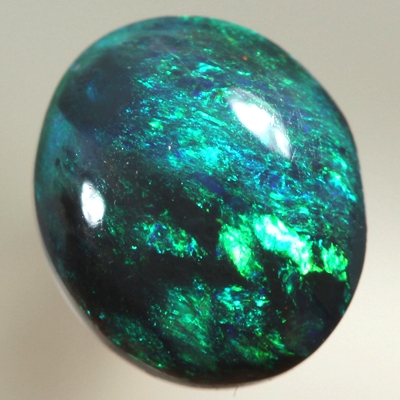 SOLID BLACK OPAL Double sided, full on show on both sides
